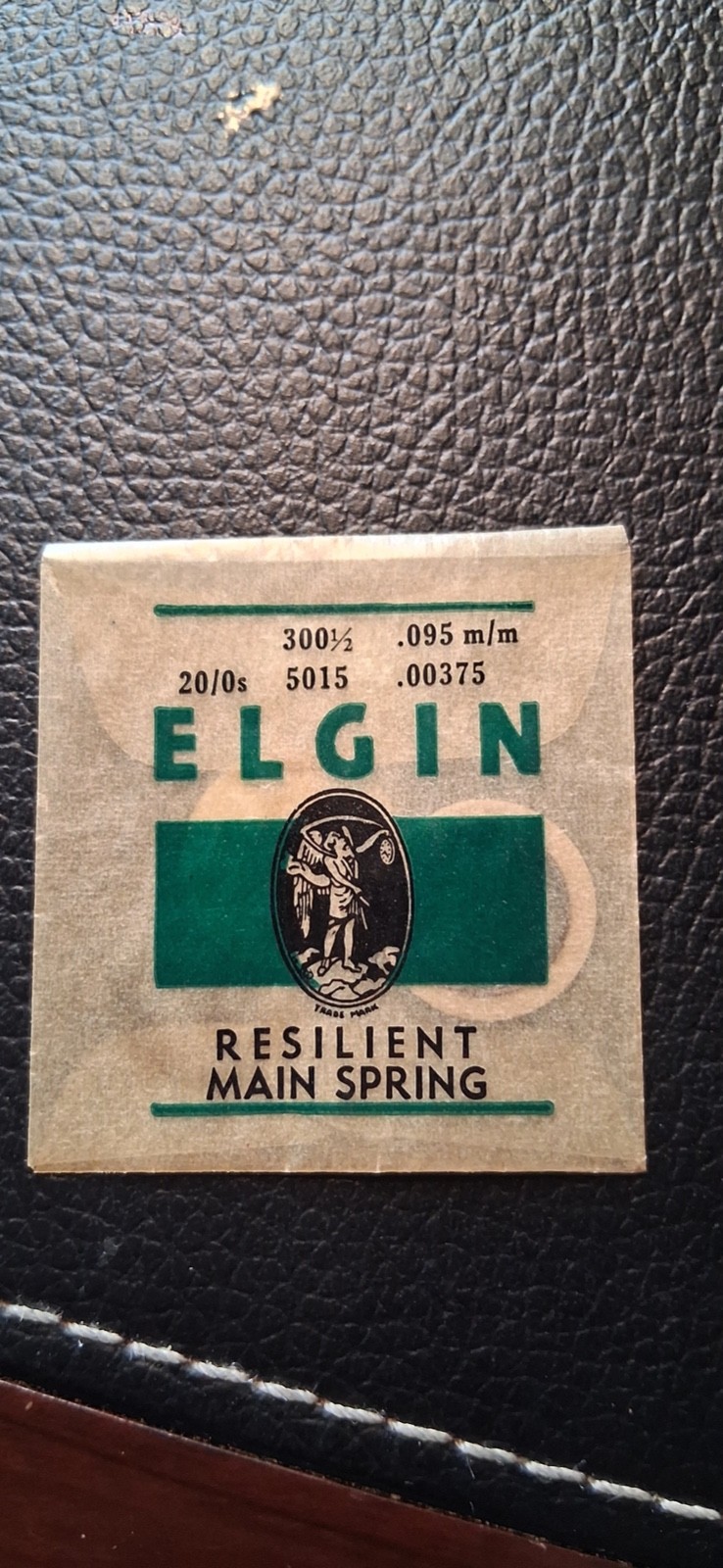 Elgin Factory Resilient Mainspring No. 5015 300 1/2