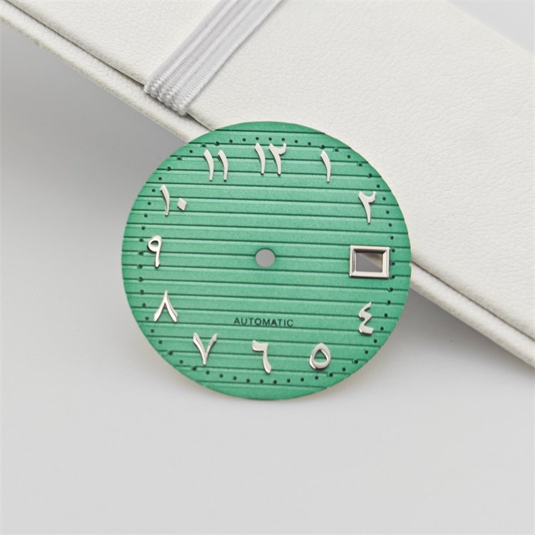 29.8mm Horizontal Grooved Dial Eastern Arabic Numerals Fit Auto Mod