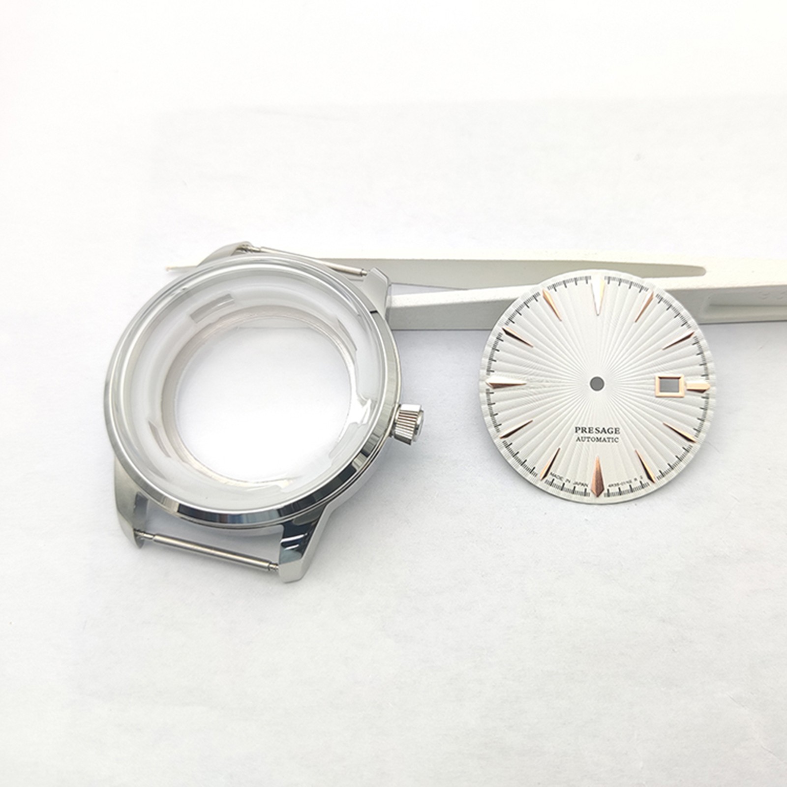 40mm Steel Watch Case Accessories for NH35A/NH36A/4R/38 Movement
