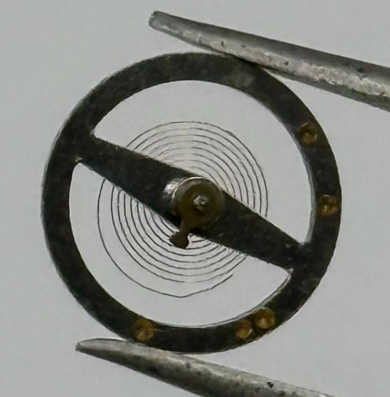 OC R7 Balance Wheel Complete And Spring 10½’’’ Renata 1534 Watch Movement Parts