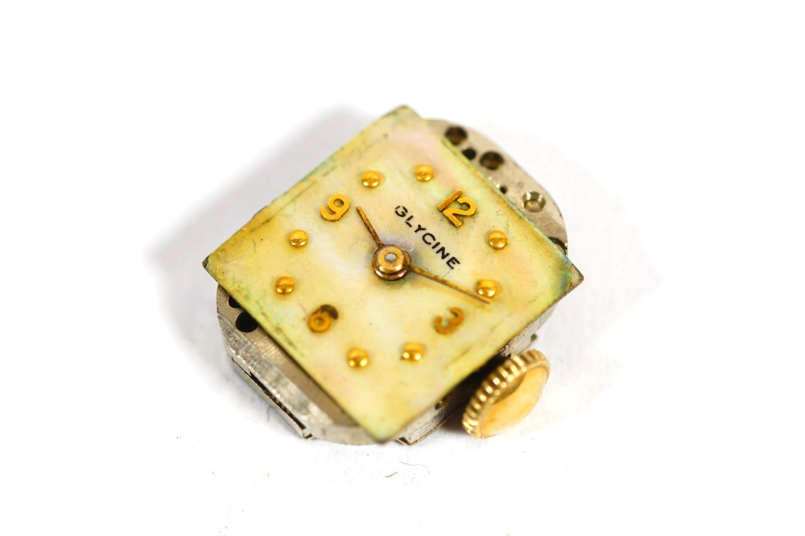 GLYCINE Watch Movement MOP Dial Cal AS-976 Glycine Women Wristwatch Ticking