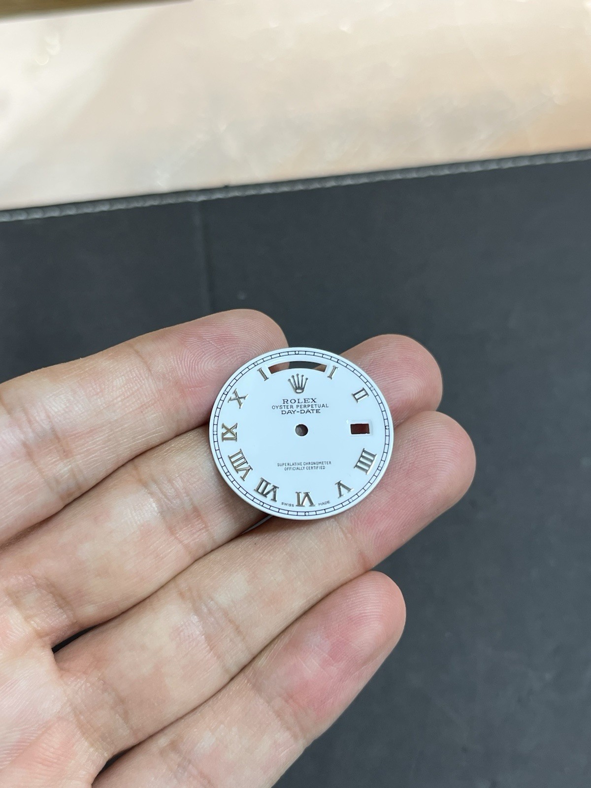 Rolex President 36mm White Glossy Roman Dial