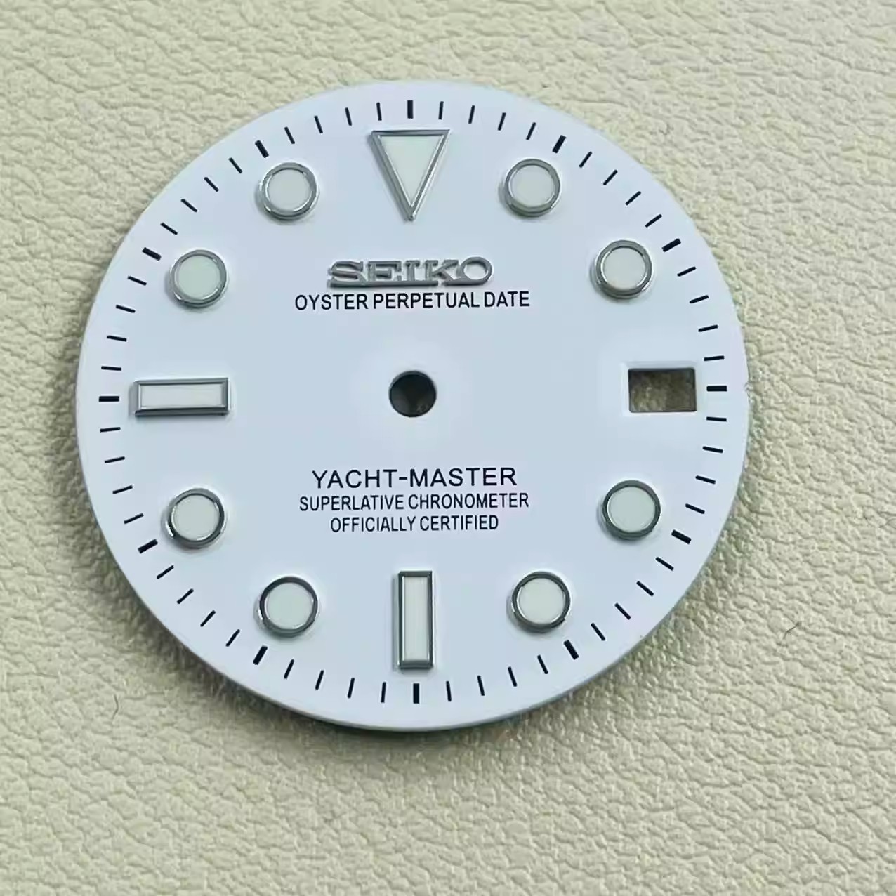 28.5mm Watch Dial Blue Green Luminous For Seiko NH35 NH36 Movement Watches Parts