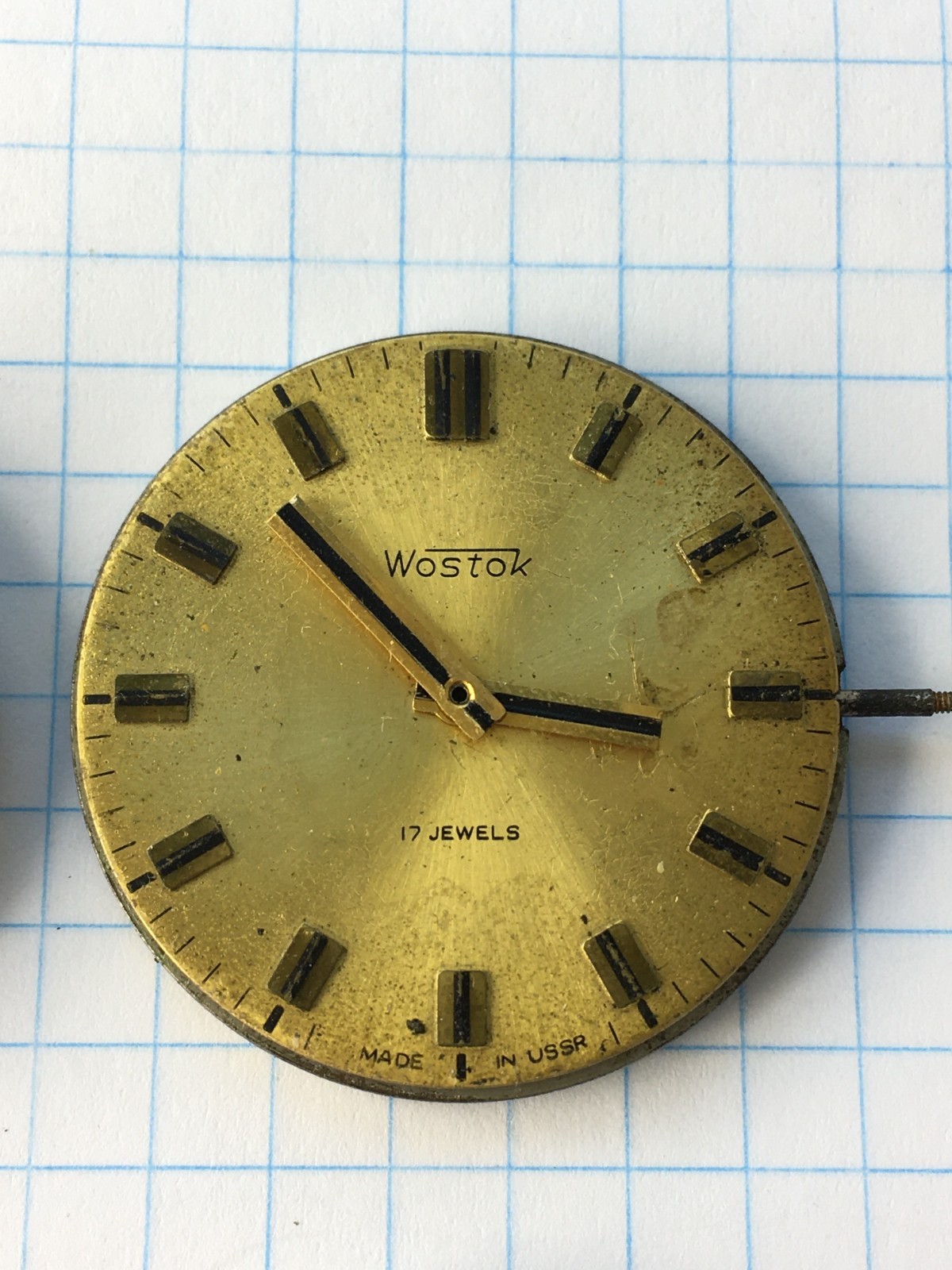 MOVEMENTS (10pcs) FOR MENS WRIST WATCH Vostok Slava etc. USSR for parts