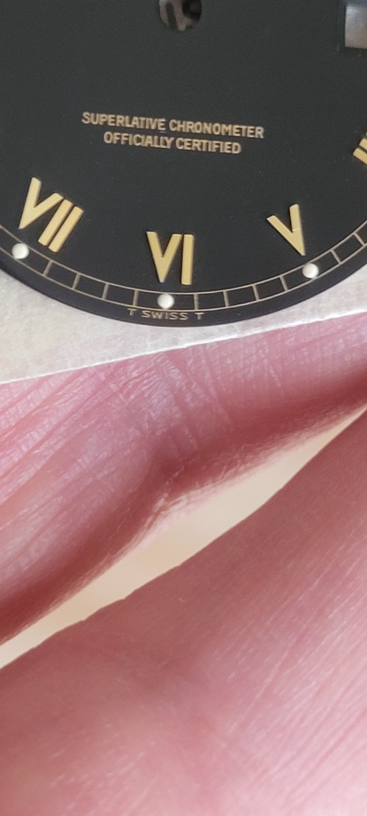 Vintage 100% Genuine Rolex President 18238 or 18038 rare skinny Roman black dial