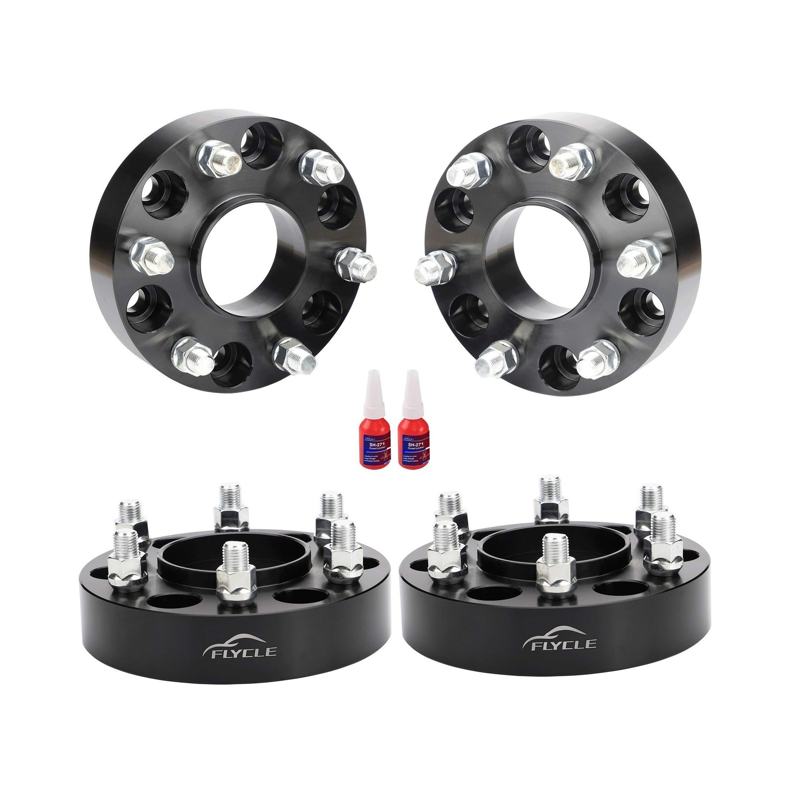 FLYCLE 6 Lug 6×135 Hubcentric Wheel Spacers for 2015-2025 F150,1.5 inch 6×135…