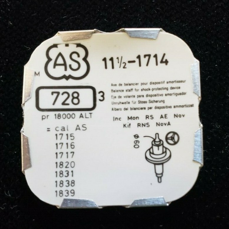 A Schild cal.: 1715-1716-1717-1820-1831-1838-1839, 3 in each pack, never opened