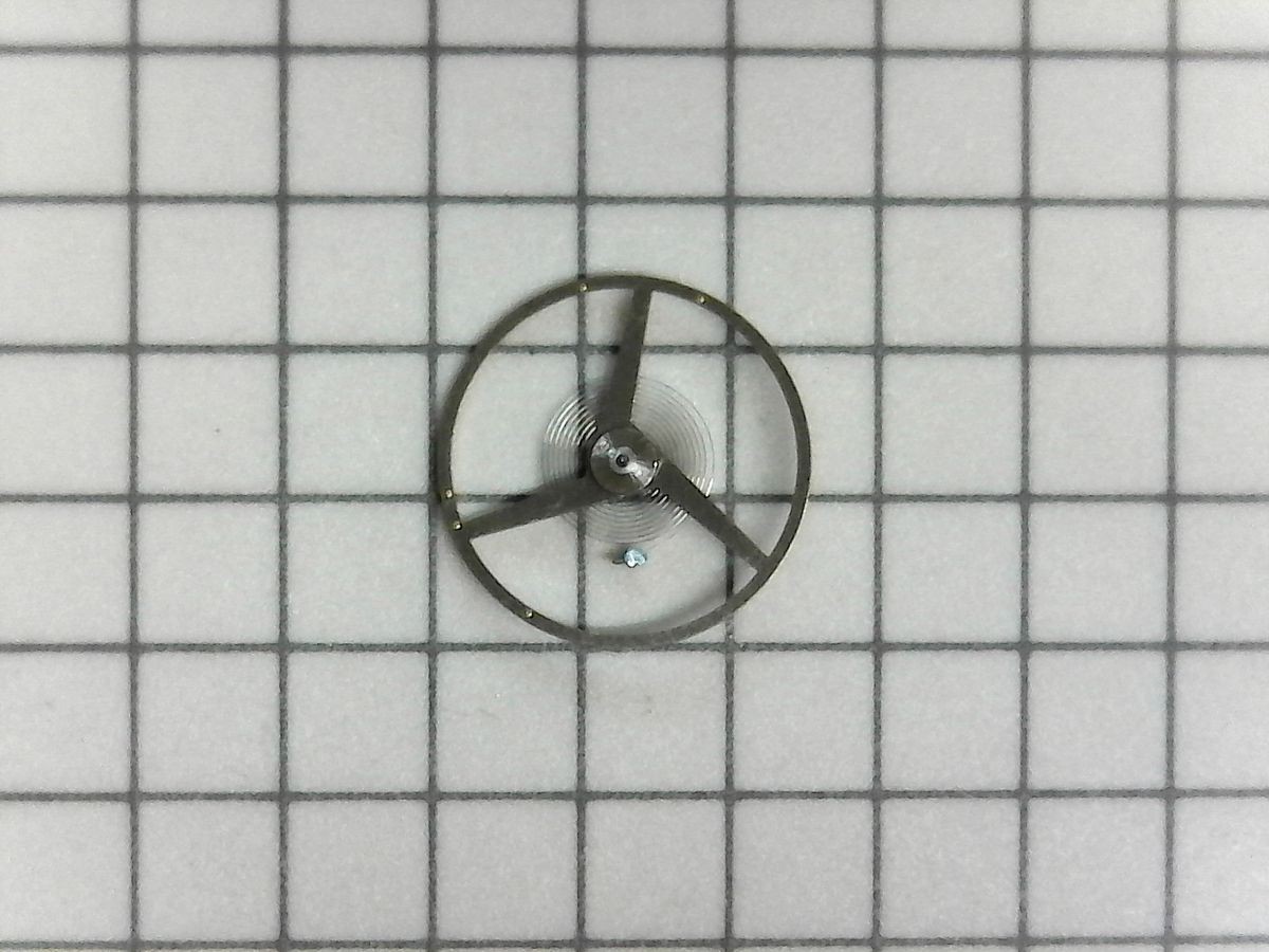 Unitas 6305 UT 721N 13-6300 balance with flat spiral balancer avec spiral plat NOS