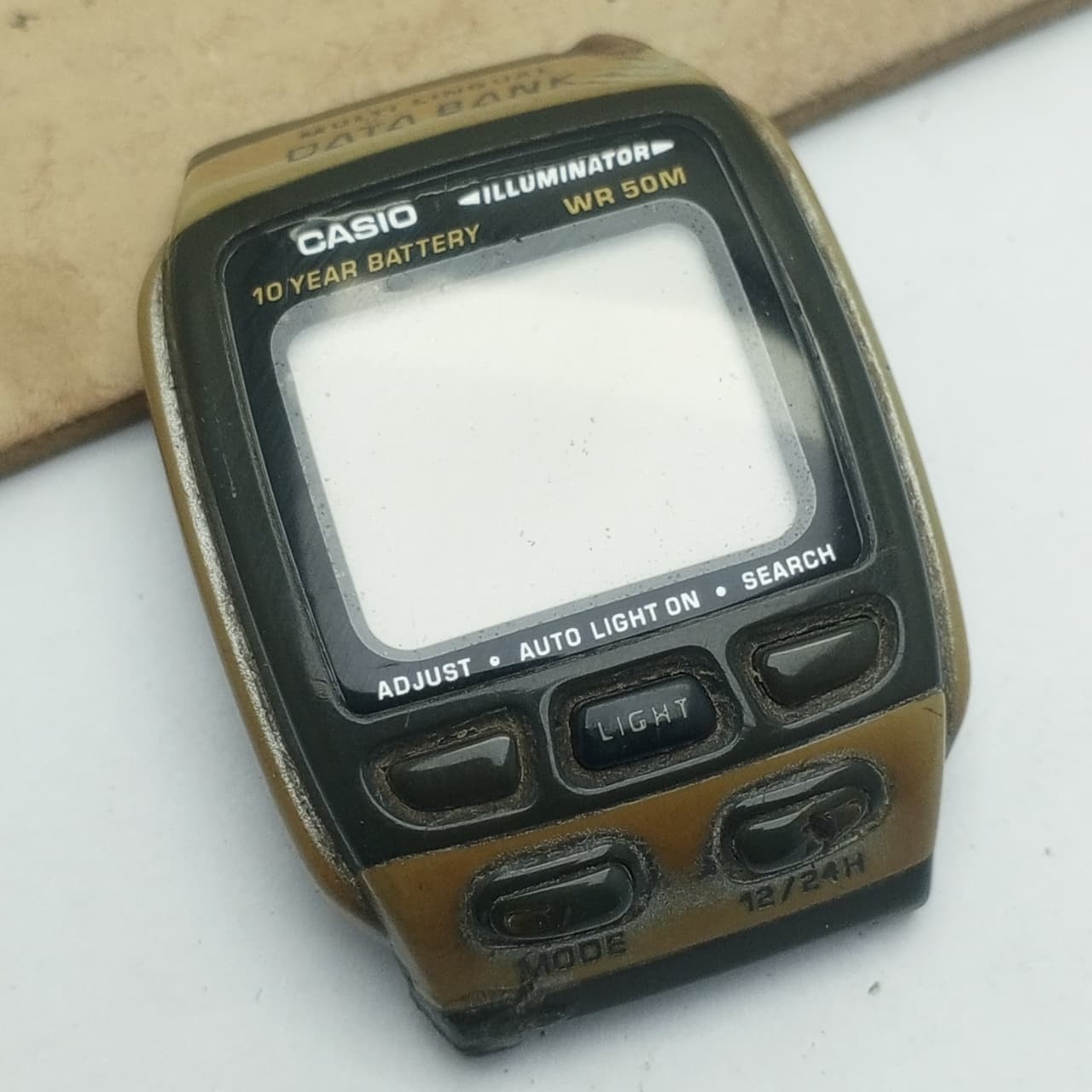 Casio Multi Lingual Data Bank DB-37H Illuminator 2524 Vintage Watch For Parts