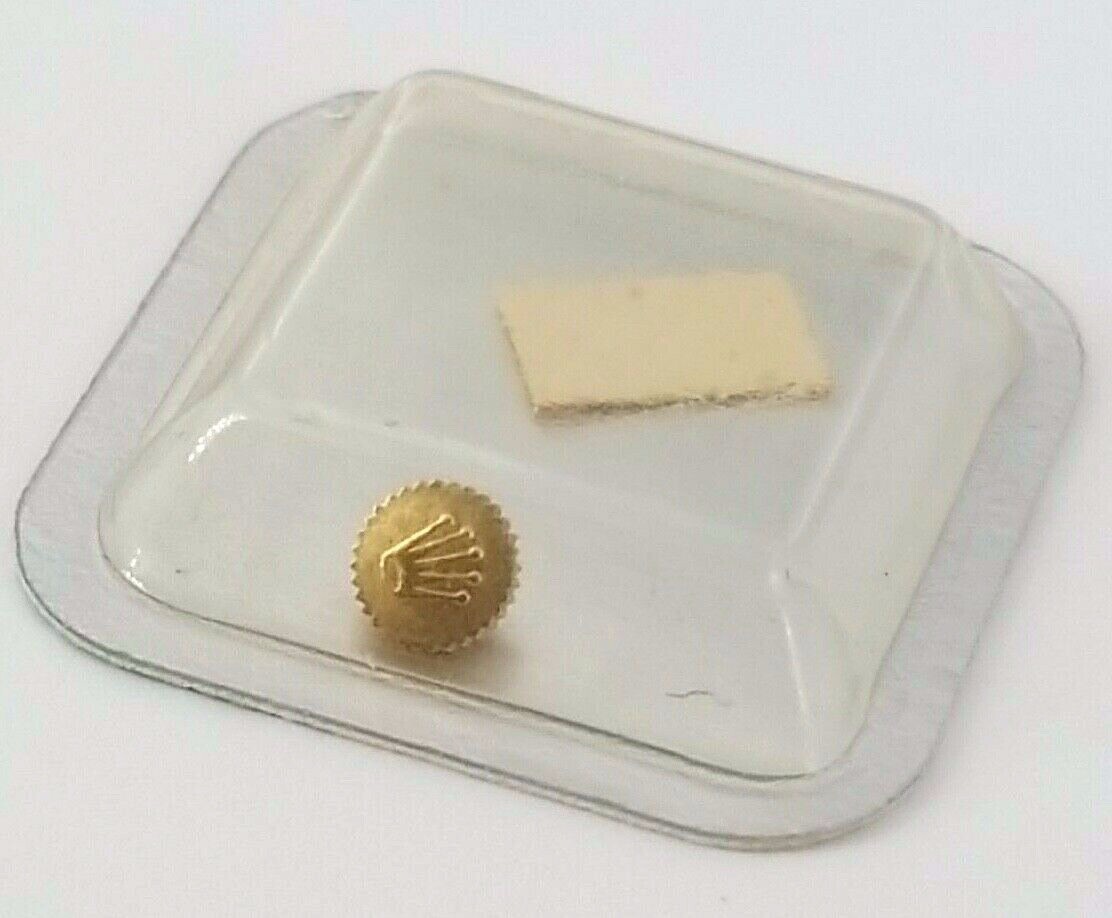 Rare Rolex 18kY Gold Crown 243 24-26B300-8 NOS unopened
