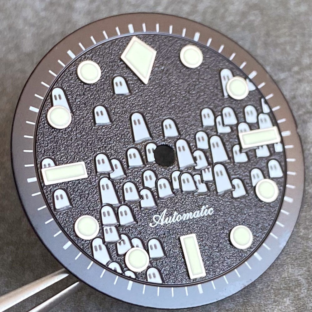 29mm Super Full Luminous Dial Hand For 50-FATHOMS Diver Watches Ghost NH35 PT