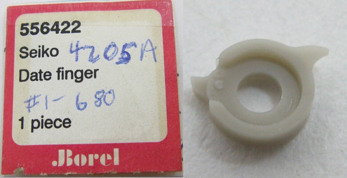 Seiko 4205 A Watch part: date finger 556422