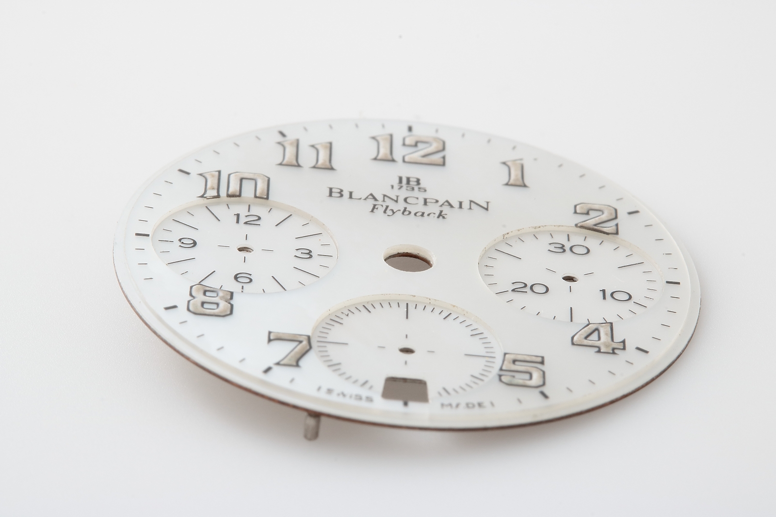 RARE Blancpain Flyback Chronograph Mother of Pearl Dial Watch Part WHITE MOP