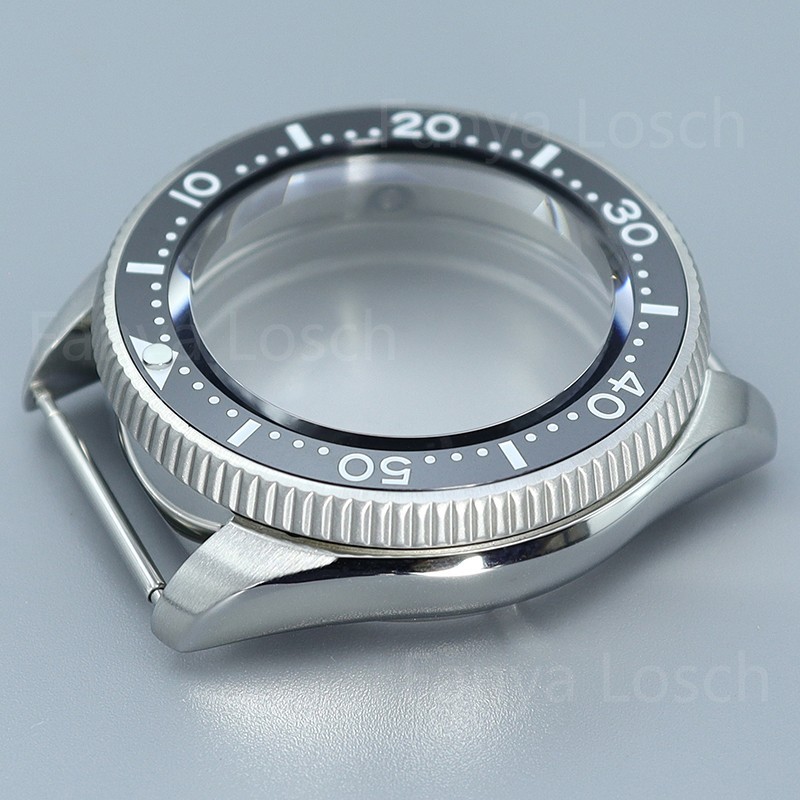 38mm Modify Seiko Turtle Mod Steel Watch Case Sapphire Ceramic For Seiko NH35 36