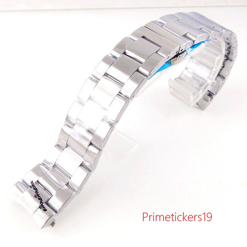 39mm/36mm Pilot Steel Watch Case Band Exhibition Back Fit NH35 ETA2824 PT5000