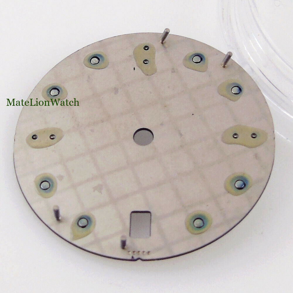 29mm For NH35/NH35A Sterile Watch Dial Date Window Black/Blue/Green 3/4 o’clock