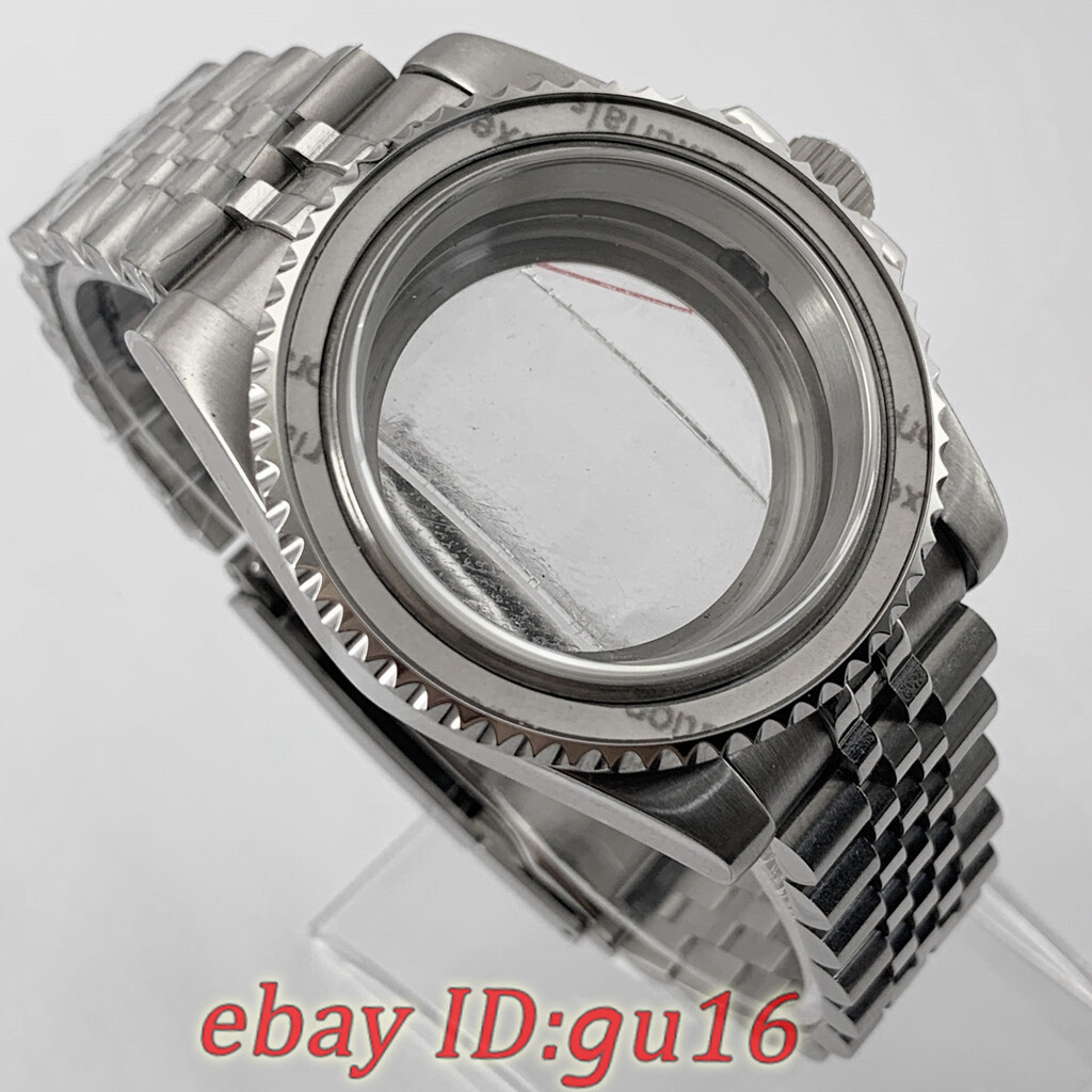 40mm Sapphire Ceramic bezel Watch Case Fit NH35 NH36 ETA 2824/2836 Miyota 8215