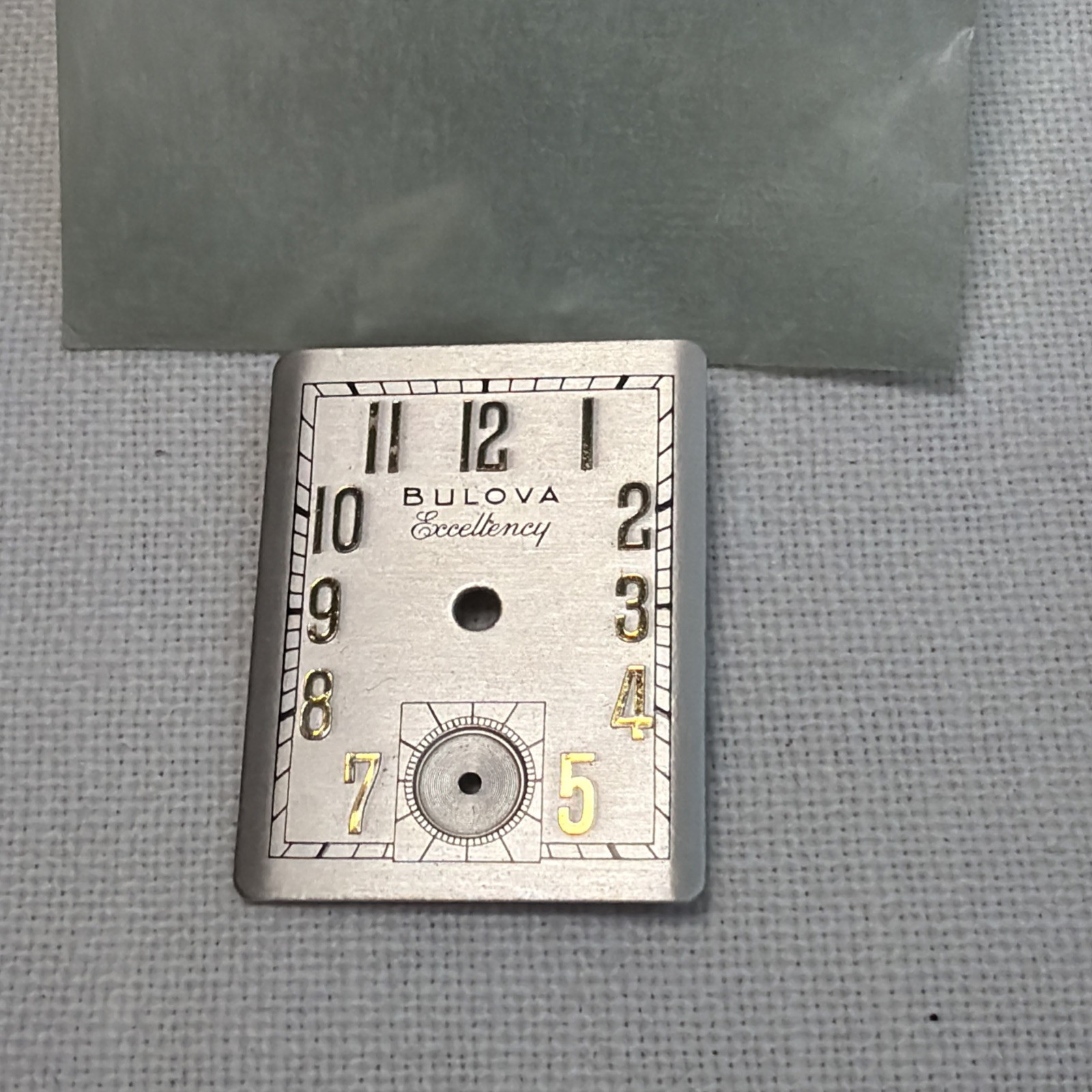 Vintage Bulova Excellency Watch Face Plate Only New Other