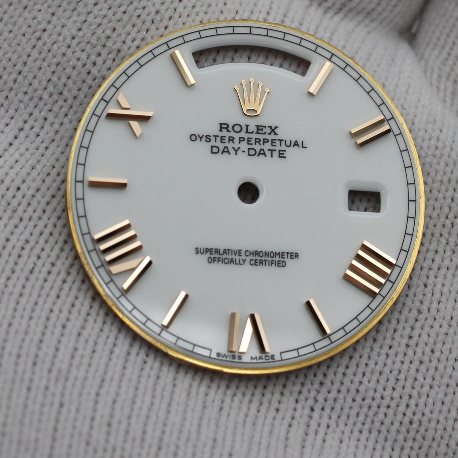 Rolex Day-Date White Roman Numerals Dial 228235