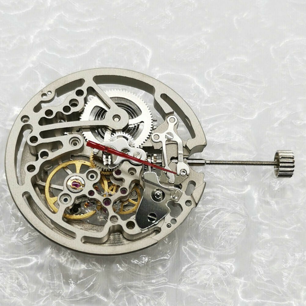 30.95mm Hollow Automatic Mechanical Skeleton Watch Movement For Seagull TY2809