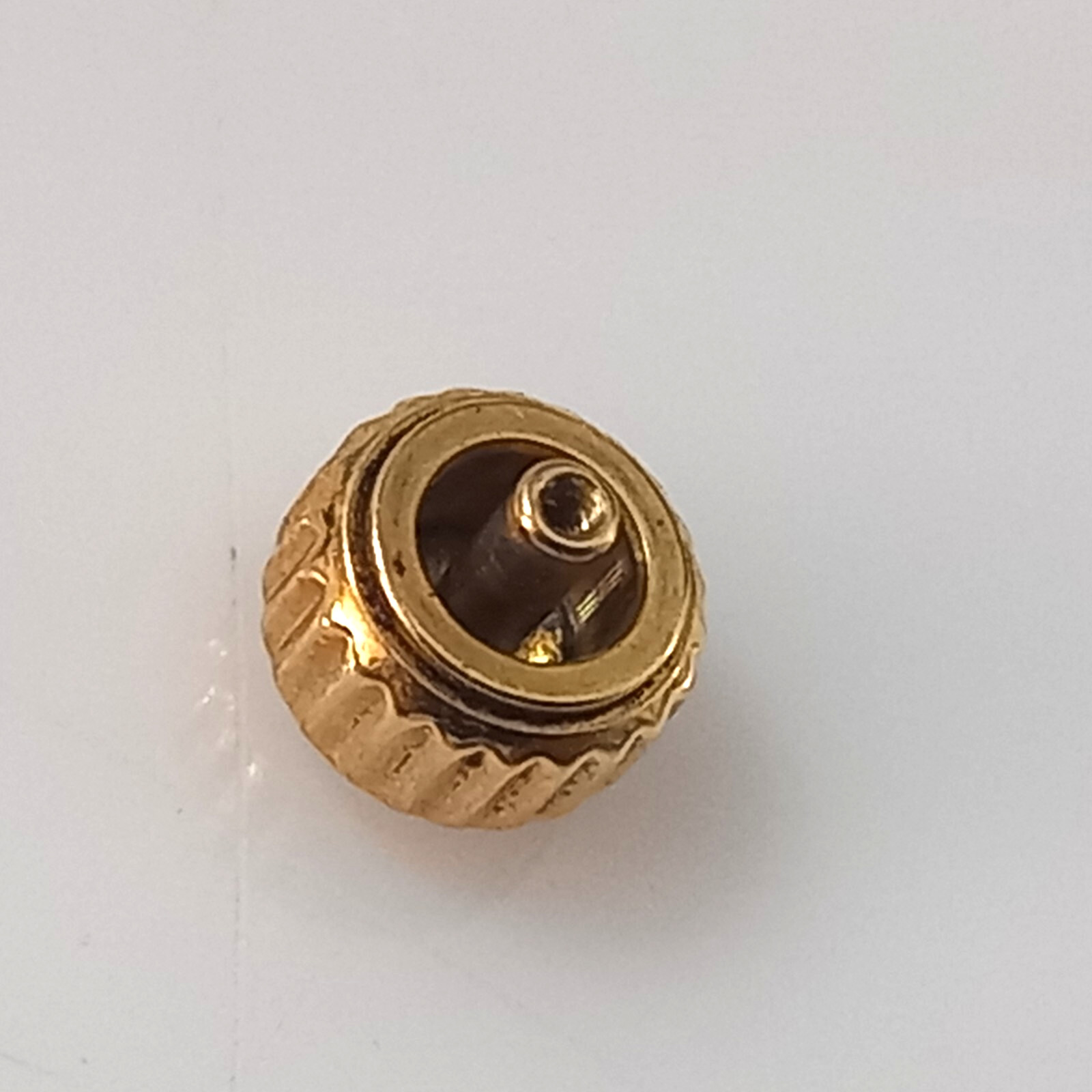Rare 5.2 mm 18K Bvlgari Crown Stem: 0.9mm Tap 10 Weight: 0.8g