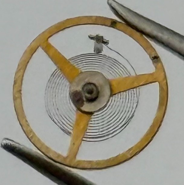 AS 1677 Balance Wheel Complete And Spring 6½’’’ Renata 1225 Watch Movement Parts