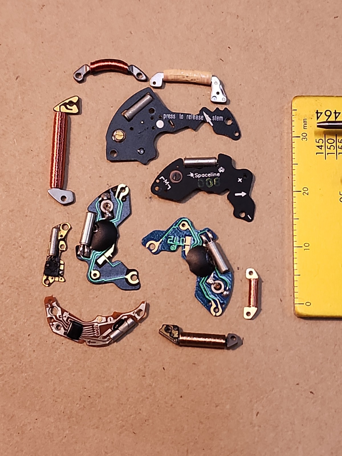 Lot Of Mixed NOS Circuits Coils Quartz Watch Parts Repairs Spares-PUW, Citizen..
