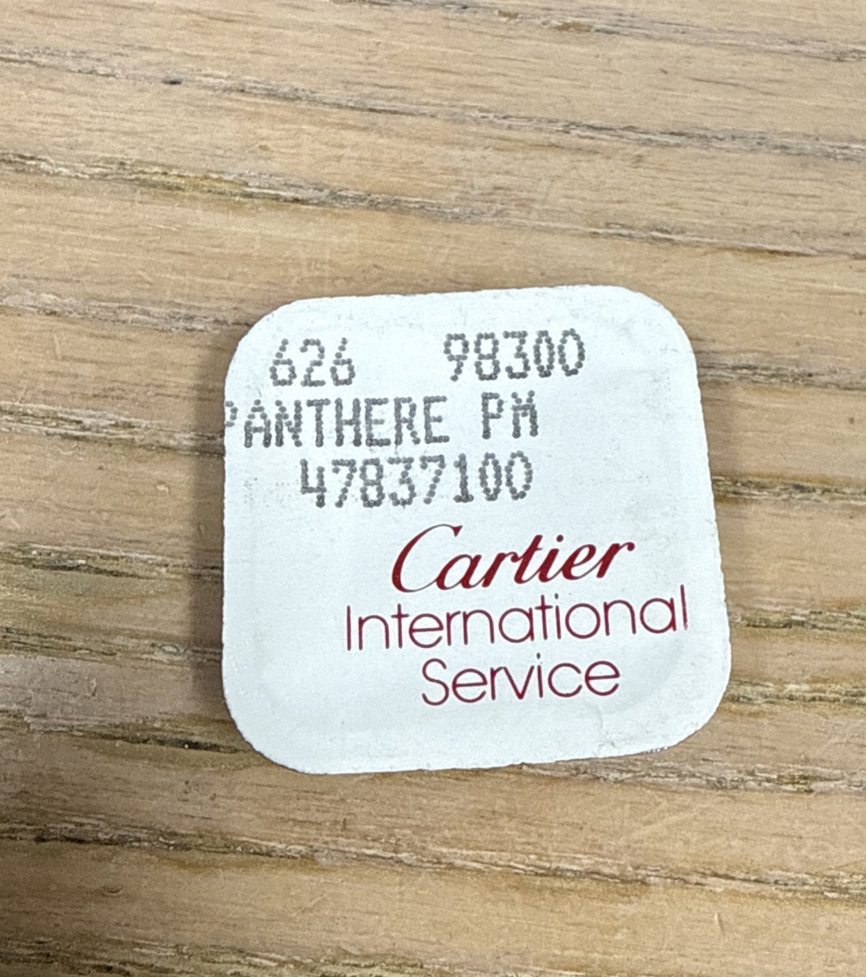 Genuine Cartier Square Crystal Panthere PM 47837100 New