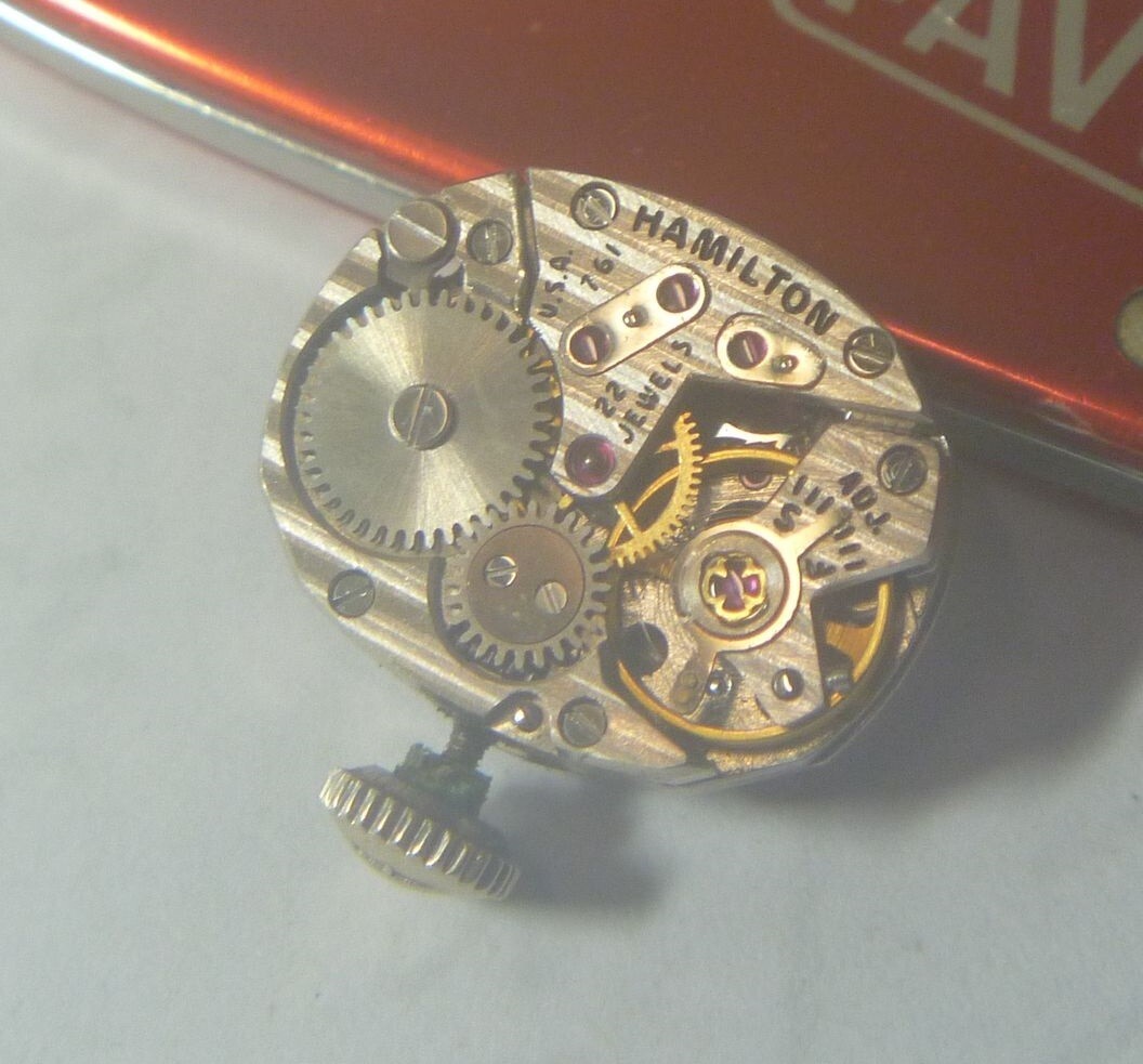 1950 Hamilton Ladies 22 Jewels Caliber 761 Movement 13.2mm Dial Hands- TICKS !!
