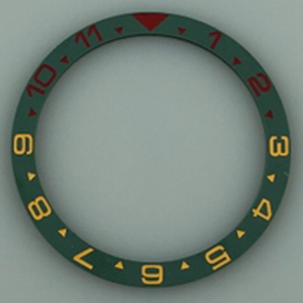 38mm*31.5mm Ceramic/Stainless Steel Bezel Green Gray Black Blue Watch Parts