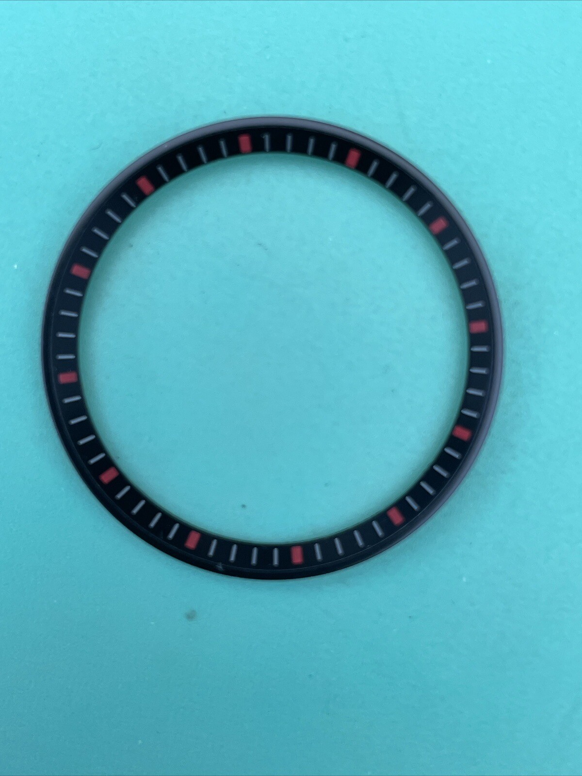 CHAPTER RING BLACK RED FOR SEIKO SKX007 SRPD & MOD WATCHES 30.5 NH36 NH35 NEW