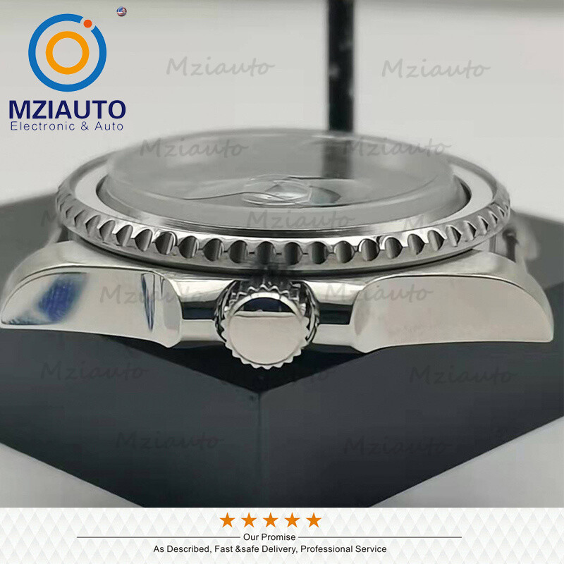 40mm For NH35 NH36 4R35 4R15 SKX007 Movement Black Ceramic Bezel Watch Case