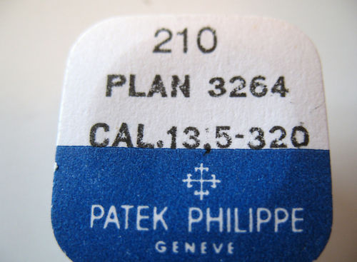 PATEK PHILIPPE 13,5-320 WATCH THIRD WHEEL PART 210