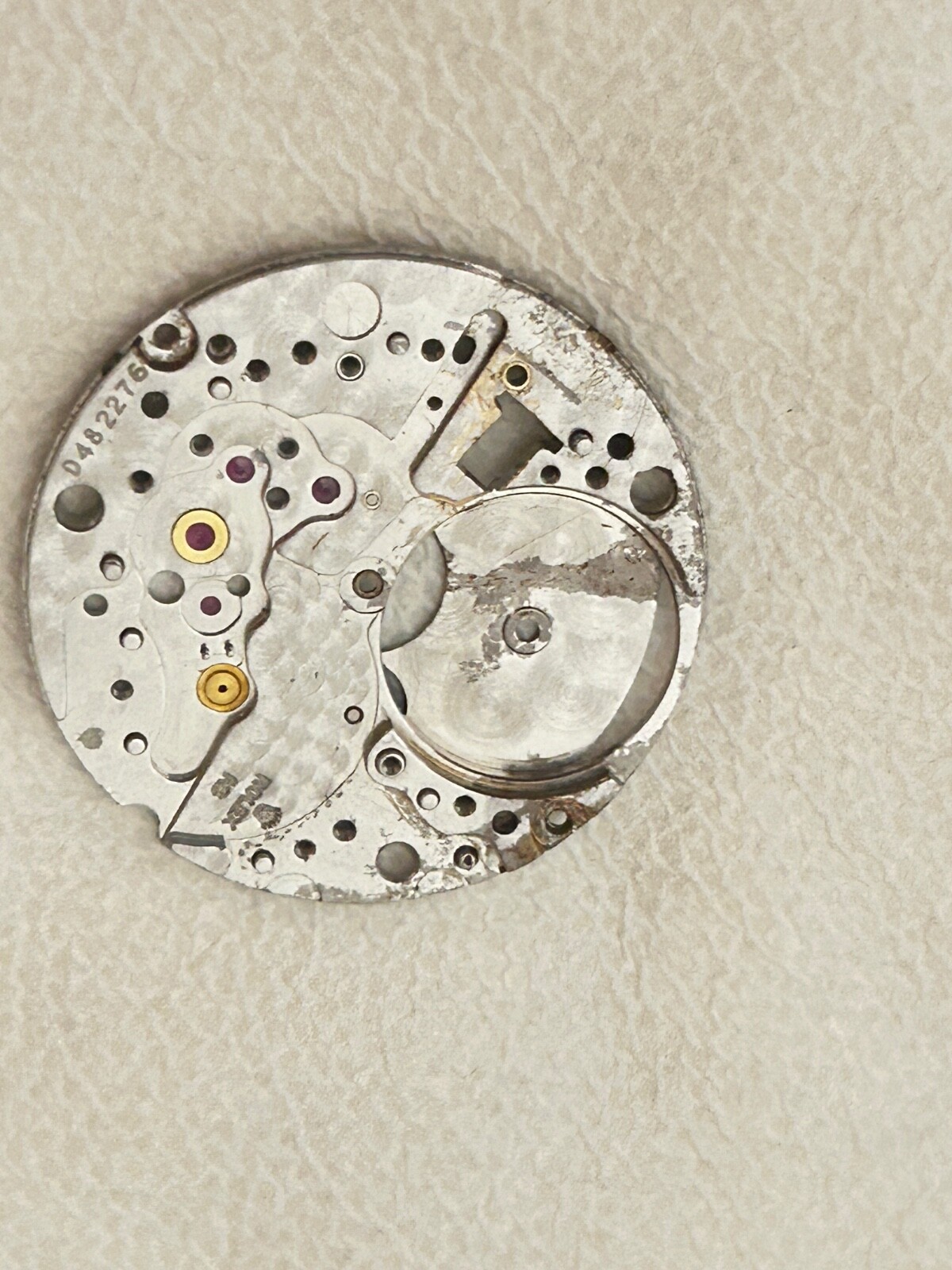 100% Authentic ROLEX 1570 Main Plate with all jewels and used