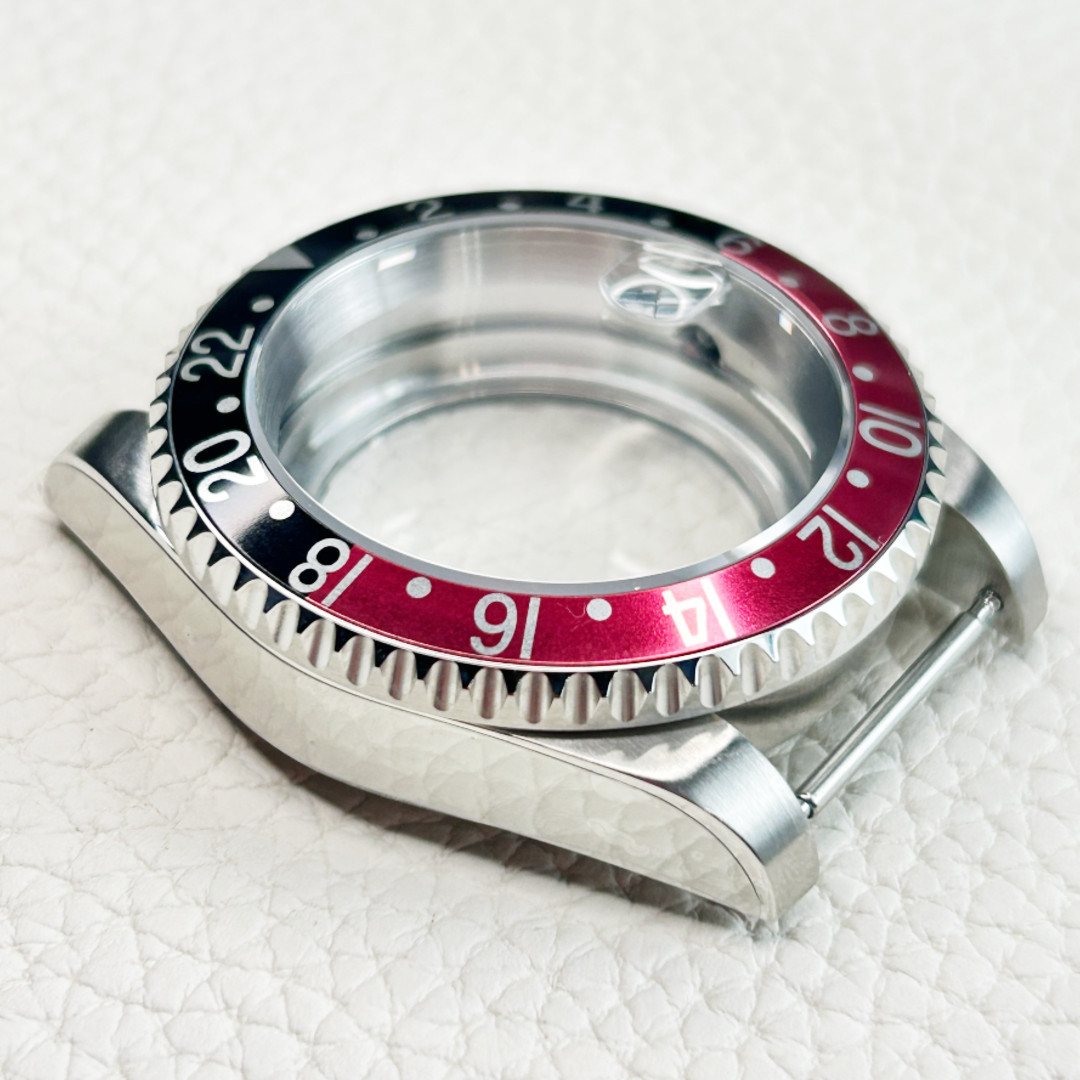 Vintage 40mm Sapphire Glass Watch Case Fit NH34 NH35 NH36 200M Water Resistance