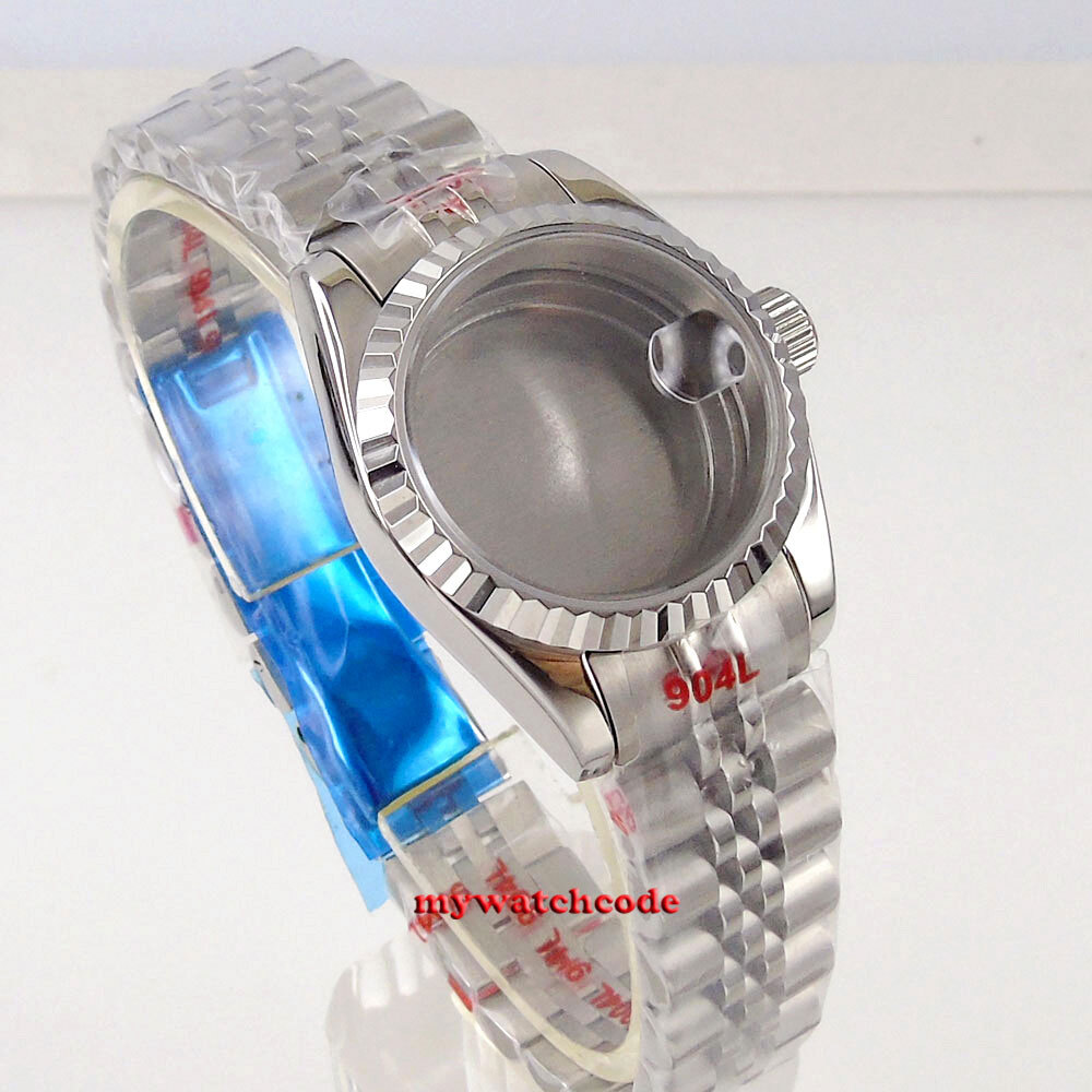 26mm 316L Stainless Steel Watch Case Fit For Japan NH05A NH06A Rose golden case
