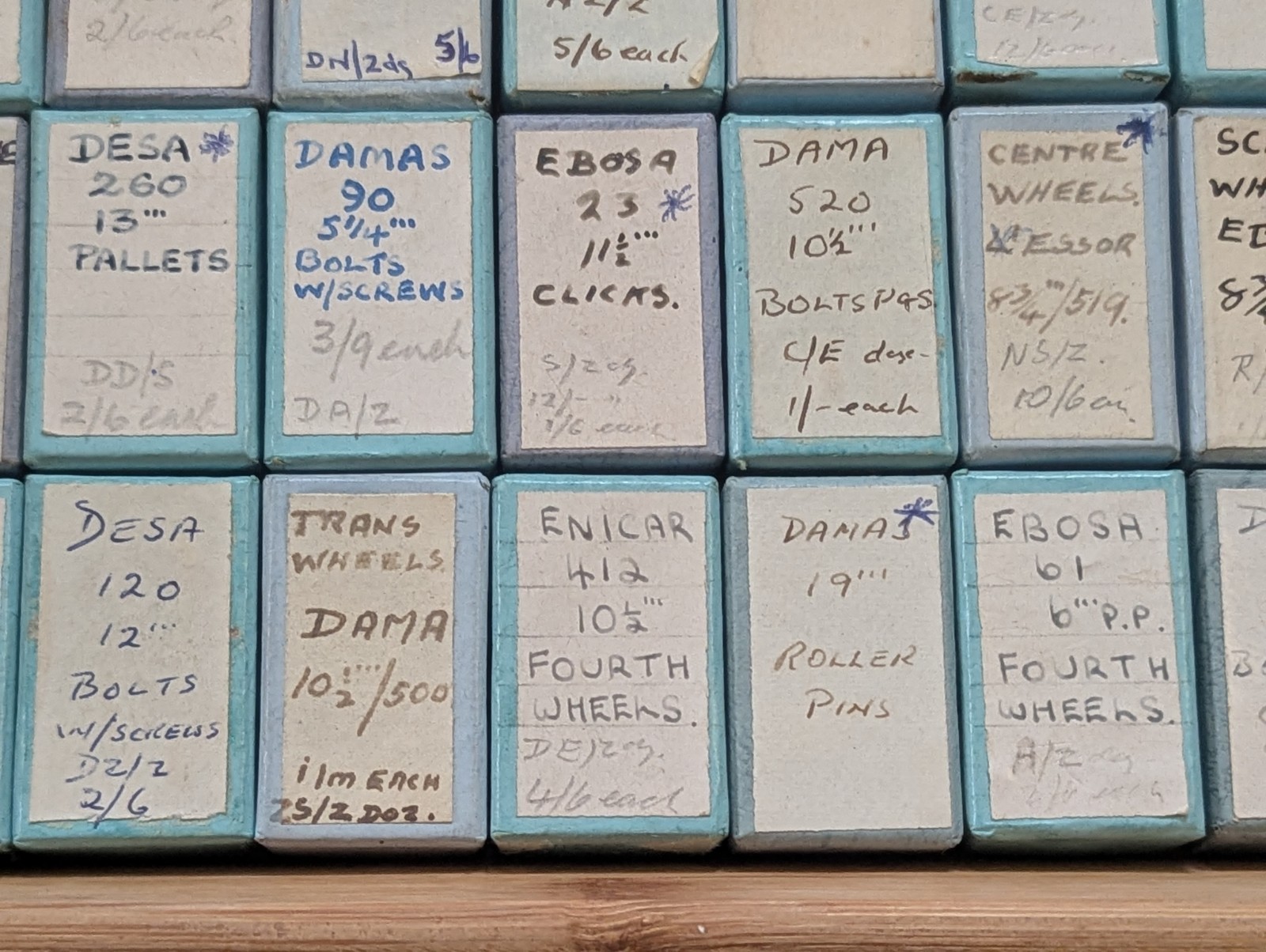 Watch Parts, New Old Stock in Boxes, Various Makes / Cals, Ebosa Damas etc #R581