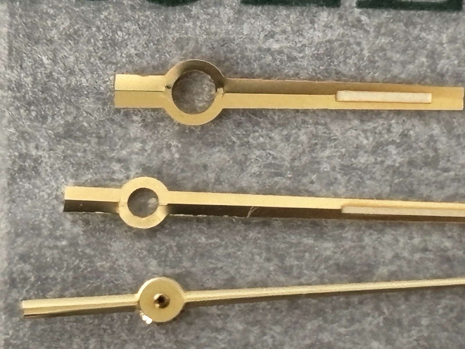 Rolex Genuine Set Of Gold Hands For Cal: 3135,3035 Model 16233 Excellent Conditi