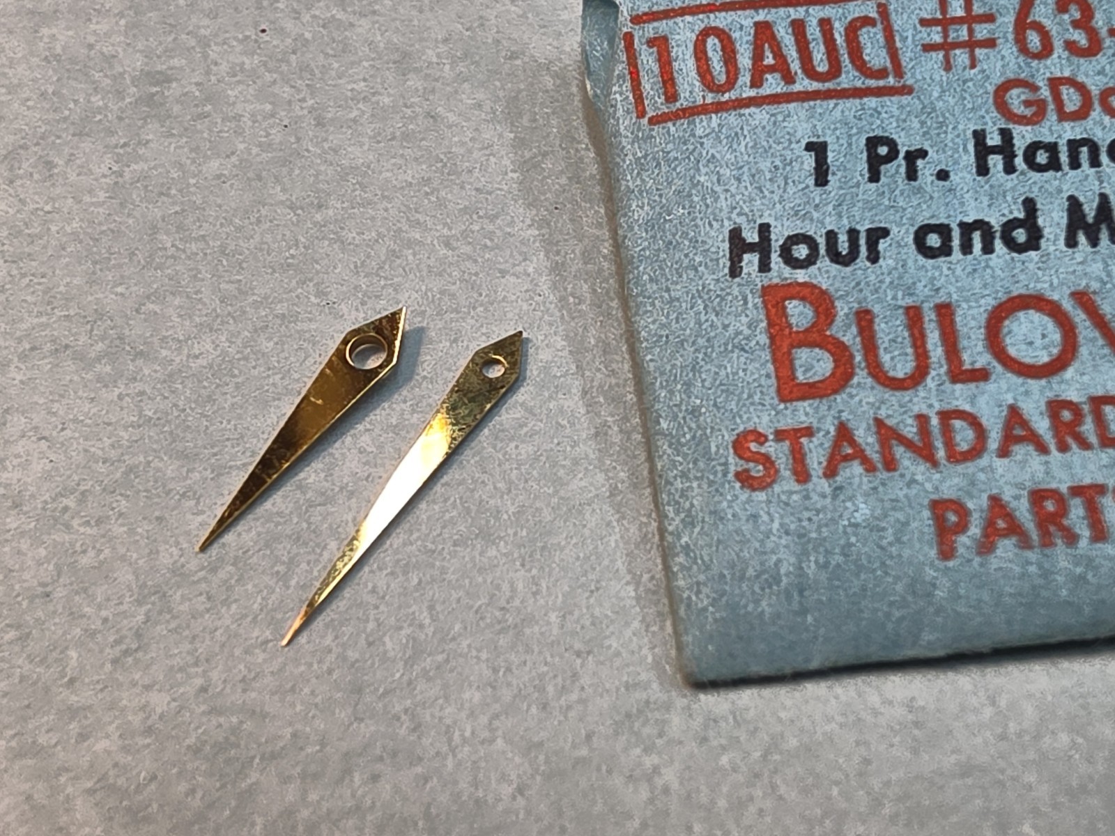 Set Of Factory NOS Bulova 10AUC 63-64 GDa 23 Dauphine Hands 80/130