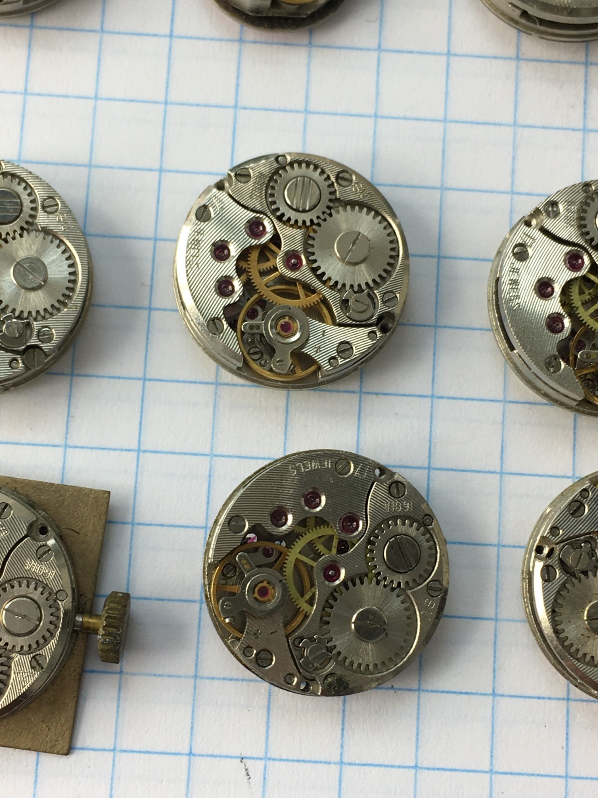 MOVEMENTS (20pcs) FOR Women’s WRIST WATCH Chaika Vintage USSR for parts