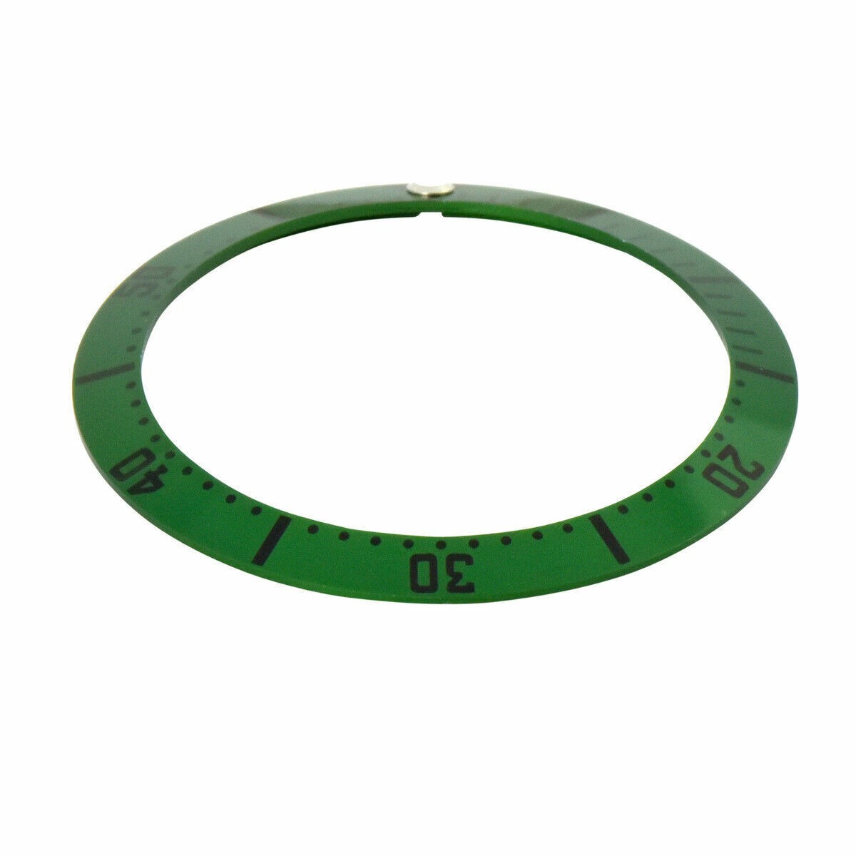 Green Black Numbers Replacement Bezel Insert 38mm x 30.80mm Diver Watch