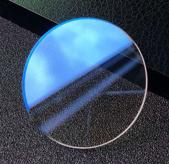 1.2/1.5/2.0/2.5mm Thick Blue AR Coated Sapphire Watch Glass Crystal 21-40mm