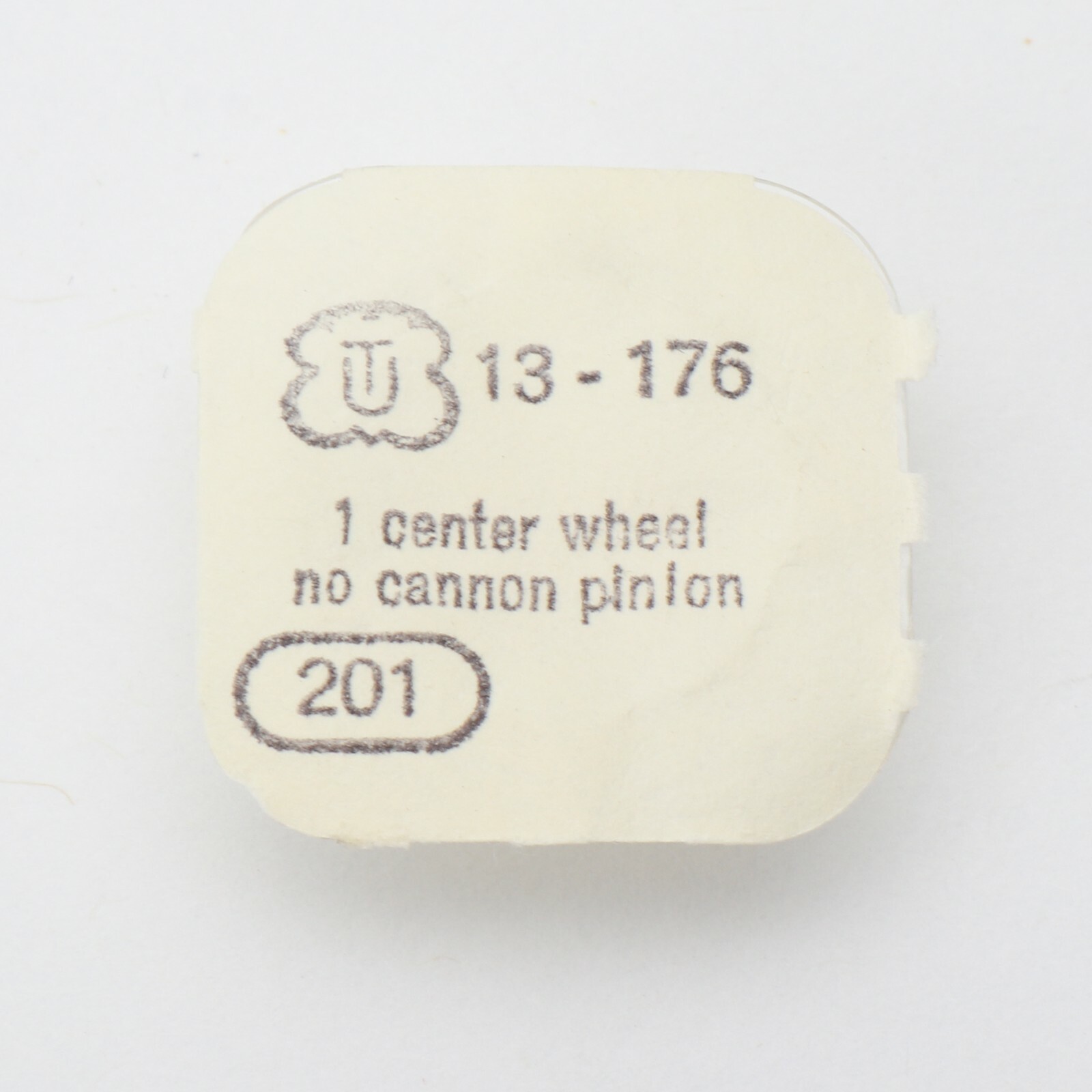 NOS UT Unitas Cal 176 Watch Part #201 Center Wheel New Old Stock Sealed (C16D22)
