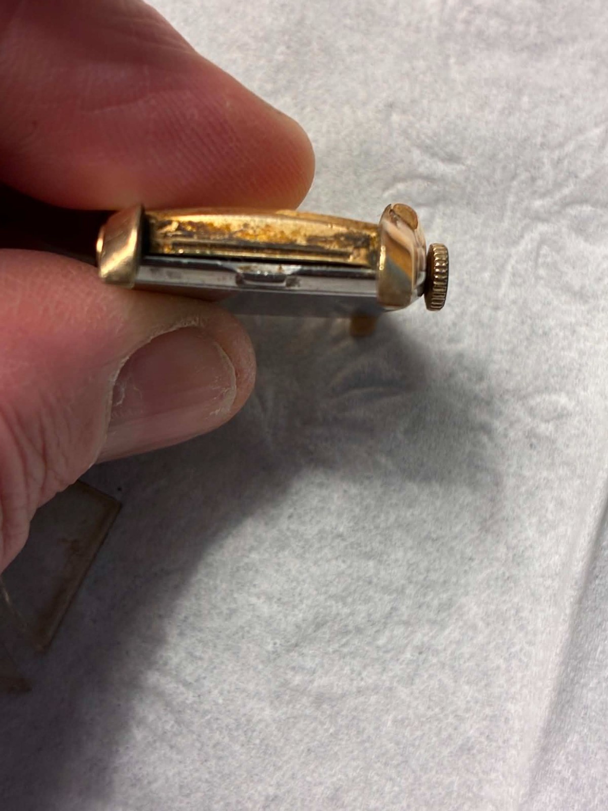Vintage 1952 Bulova President Watch L2 – FOR PARTS OR REPAIR – Signed Crown