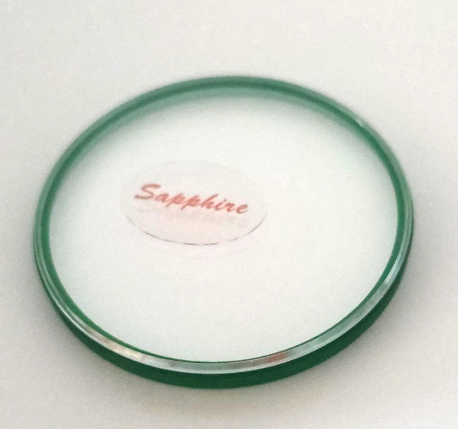 CLEAR SAPPHIRE CRYSTAL FOR ROLEX MILGAUSS 116400, 116400V, 116400GV GREEN GASKET