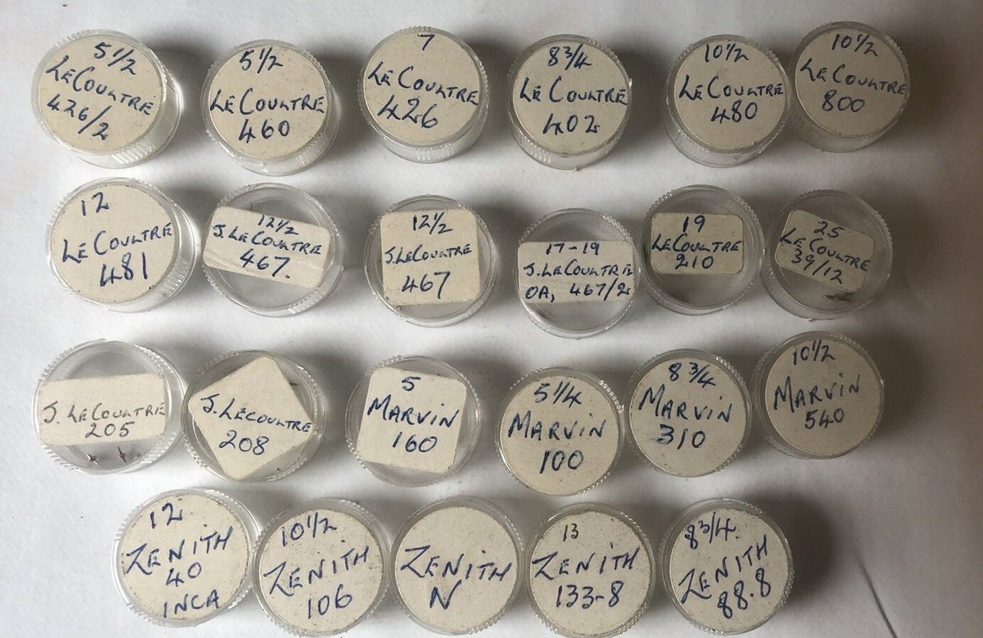 Vintage Balance Staffs. Bulova,Buren,Elgin,Longines LeCoultre,Omega, etc. NOS