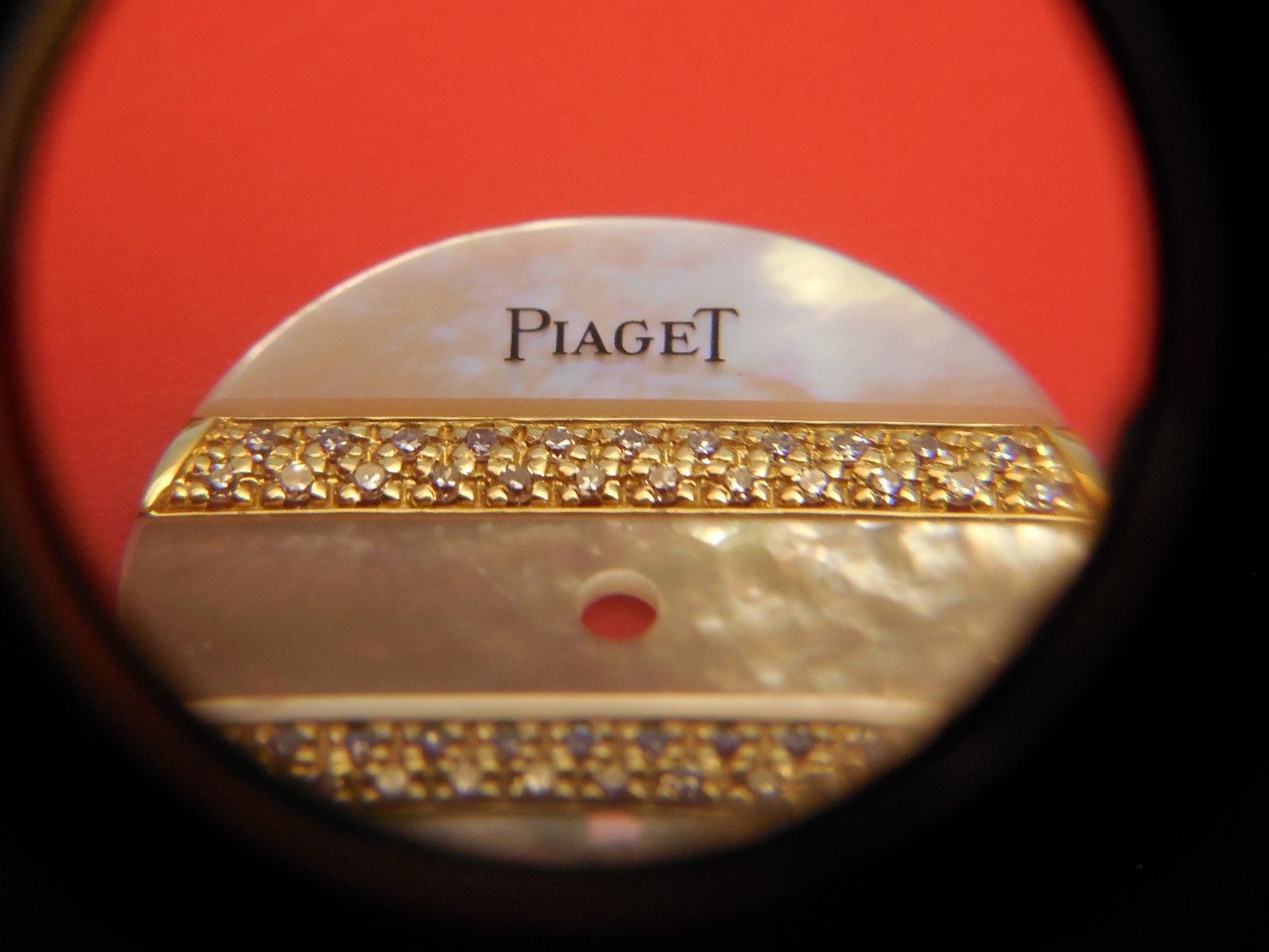 100% GENUINE PIAGET CLASSIC POLO RONDE 18K GOLD DIAMOND PEARL DIAL 18MM WIDE