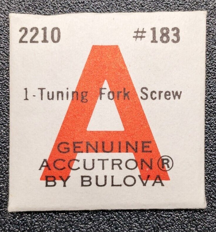 NOS Genuine Accutron By Bulova 2210 Part #183 – Tuning Fork Screw