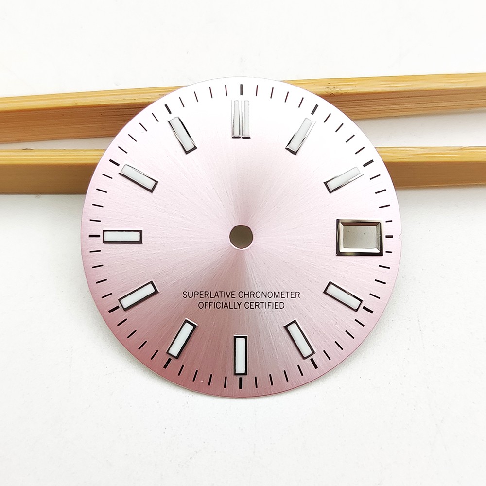 28.5MM Watch Dial Luminous Watch Accessories For NH35 4R Movement