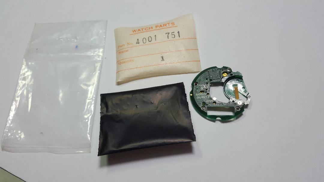 4001751 GENUINE CIRCUIT BLOCK BOARD SEIKO 7546 7548 7549 MOVEMENTS FOUR JEWELS